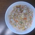 クック0ZNIN1☆'s cooksnap of when they made めんつゆde炒飯.