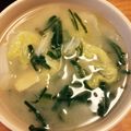a0imama♡'s cooksnap of when they made キャベツと玉ねぎの味噌汁.