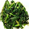 marr_cham's cooksnap of when they made ほうれん草のガリバタ炒め.