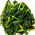marr_cham's cooksnap of when they made ほうれん草のガリバタ炒め.