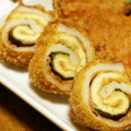 モーリーママ's cooksnap of when they made 節約おかず＊ちくわと油揚げの梅巻きフライ.