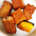 rin0418r24's cooksnap of when they made 時短！カボチャと練り物の簡単煮物！.