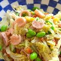 薄荷パン's cooksnap of when they made 塩トマトで春キャベツ＆ソーセジソテ～✿.