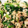 ｍａｍａｎｅ's cooksnap of when they made からし菜と豆腐炒め.