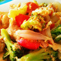 yomechann's cooksnap of when they made トマトと鶏肉の卵とじ.