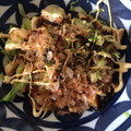 VAVArin's cooksnap of when they made 厚揚げとキャベツのお好み焼き風炒め☆.