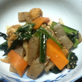 チーちゃんママちゃん's cooksnap of when they made 小松菜と油揚げのたいたん.