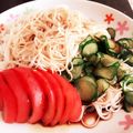 はーる（＾_＾）'s cooksnap of when they made 素麺アレンジ♫あっさりだけどがっつり！.