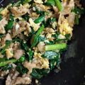 moco0814's cooksnap of when they made ふわふわ玉子とニラ豚炒め♪.