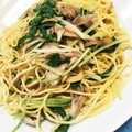 さっち１７'s cooksnap of when they made もやしと水菜と舞茸の和風パスタ.