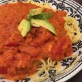 ユカタマゴ's cooksnap of when they made カニ缶とアボカドのトマトクリームパスタ.