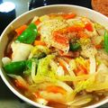 kyon711's cooksnap of when they made たっぷり野菜の塩あんかけうどん.