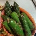 とにーにょ's cooksnap of when they made ⭐アスパラのごま和え⭐.