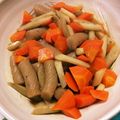 そらとねこ's cooksnap of when they made ゴボウ人参蒟蒻の煮物.