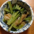 ちまめん's cooksnap of when they made ❤小松菜と油揚げの煮浸し.
