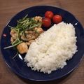 nanopana's cooksnap of when they made 鶏肉と水菜のサッと炒め.
