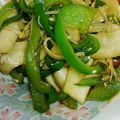 がぁ～こ's cooksnap of when they made ピーマンとキノコのきんぴら.