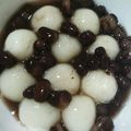 あやかんぱり's cooksnap of when they made かんたん！ひんやり白玉ぜんざい♪.