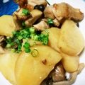 かずたんママ☆'s cooksnap of when they made 鶏肉と新じゃがのガリバタ炒め☆.