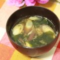 ぽっぽぺぺ's cooksnap of when they made ミョウガの味噌汁.