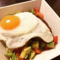 くろきゆ's cooksnap of when they made 美味しい^ ^野菜たっぷりロコモコ丼.