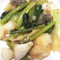 りなかん's cooksnap of when they made 小松菜と鱈のバター炒め.