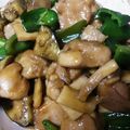 agak's cooksnap of when they made 鶏とピーマンとなすのピリ辛味噌炒め.