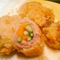 coris's cooksnap of when they made とろーりアスパラベーコン巻きフライ.