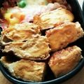 クックU8XZ6O☆'s cooksnap of when they made 油揚げの卵詰め焼き.