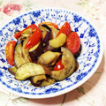 あざらしの赤ちゃん's cooksnap of when they made ☆茄子とプチトマトの簡単マリネ風☆.