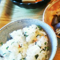 ささなお's cooksnap of when they made 鮭とわかめの混ぜご飯.