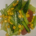 ★くまた★☆'s cooksnap of when they made 小松菜とウィンナーのバター炒め.