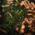 ☆ウィン's cooksnap of when they made モロヘイヤとなめこのおひたし.