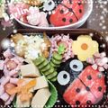 kirari_fairy's cooksnap of when they made てんとう虫☆キャラ弁.