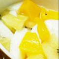 もり706's cooksnap of when they made 濃厚☆簡単ミルク寒天のフルーツポンチ.