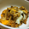 takabon's cooksnap of when they made 簡単！めんつゆで☆まいたけの卵とじ.