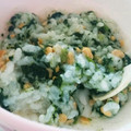 まいmama0322's cooksnap of when they made 離乳食＊しらす納豆ほうれん草おじや.