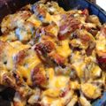 waikoable's cooksnap of when they made トマトとナスとベーコンのチーズ焼き.