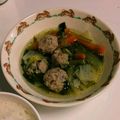 くろのけいと☺︎'s cooksnap of when they made 青梗菜と肉団子の＊＊春雨スープ.
