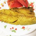 akinoko83's cooksnap of when they made フライパンで♪鯖のカレー風味焼き.