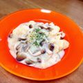 なってぃ's cooksnap of when they made おからニョッキのきのこ豆乳クリームソース.