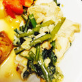 ゆうくんのほっぺ's cooksnap of when they made 小松菜と豆腐のオイスター炒め♪.