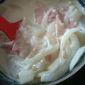 yuzu0724's cooksnap of when they made 簡単！美味！大根とベーコンのクリーム煮.