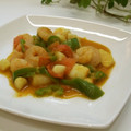 まっちぃなー's cooksnap of when they made ❀冷凍シーフードと胡瓜の速攻カレー炒め❀.