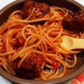 ユキミン母ちゃん's cooksnap of when they made 「カリオストロ」的なミートボールスパ.