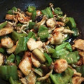クックCEXDKO☆'s cooksnap of when they made 鶏胸肉とナスとピーマンとキノコの甘辛炒め.