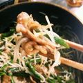 vaviko's cooksnap of when they made にんにくの芽と豚肉でスタミナ炒め.