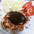 ﾁｮﾎﾞﾋﾟ's cooksnap of when they made 塩こうじハンバーグ.