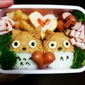 ゆなかな☆'s cooksnap of when they made キャラ弁☆お稲荷トトロ弁当.