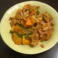 はちゅみん's cooksnap of when they made 南瓜とベーコンのまねっこ炒め.